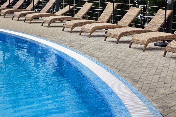 Poolside Hardscaping in Largo